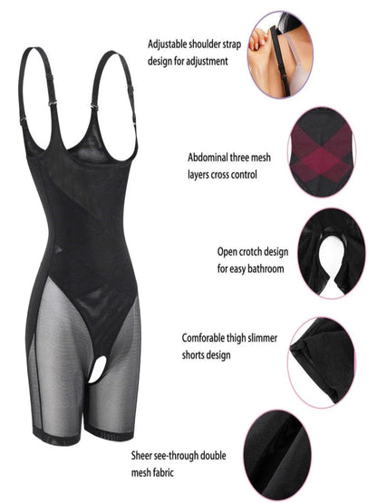 SoCurvely™ Body Moldeador Integral Bajo Busto Ajustable