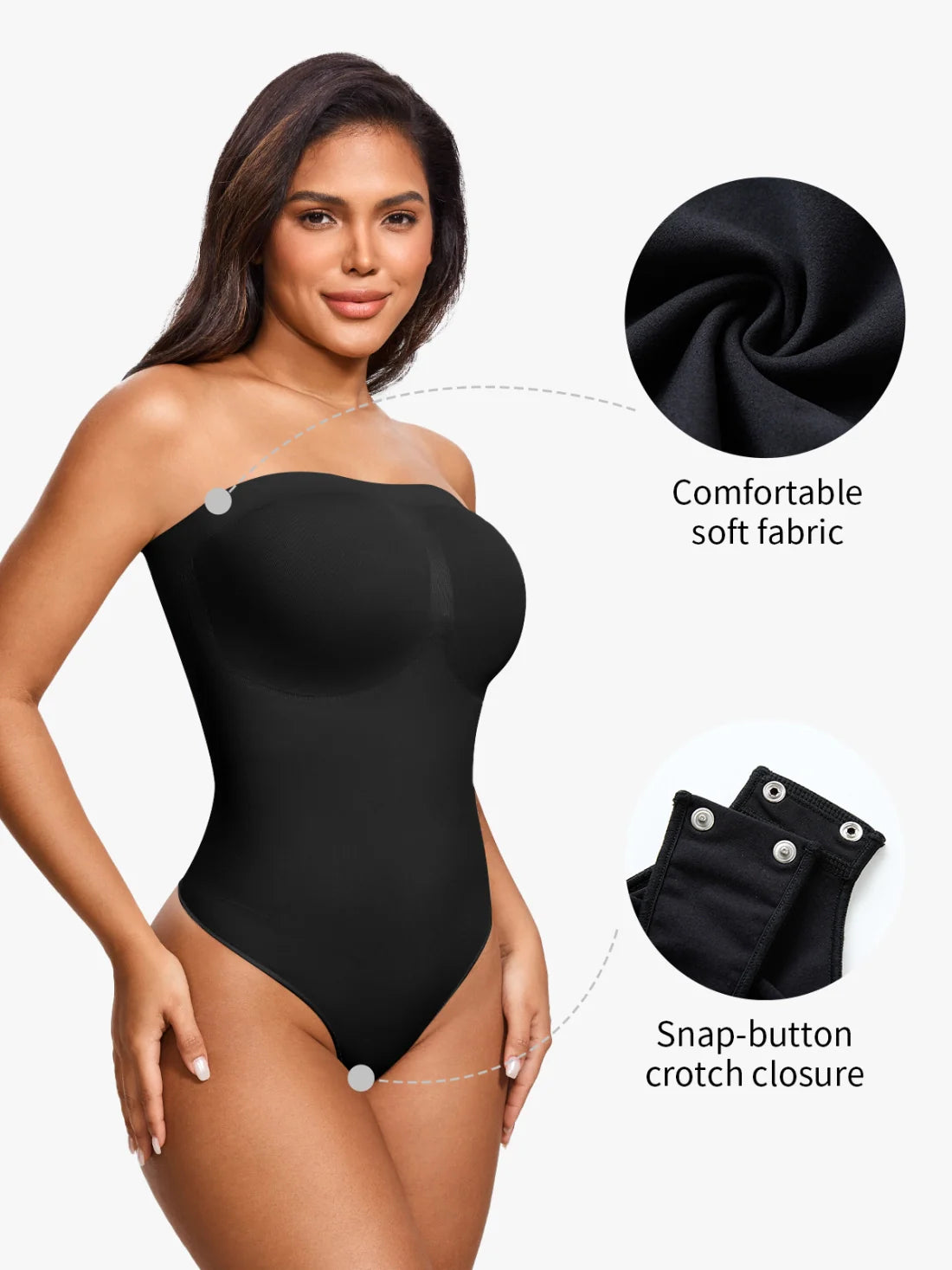 SoCurvely™ Body Moldeador con Tanga Ajustable