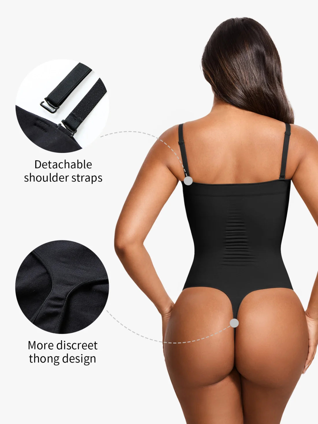 SoCurvely™ Body Moldeador con Tanga Ajustable